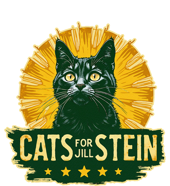 Cats For Jill Stein For President Teess Green Usa Cooling Performance Long Sleeve Crew