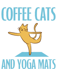 Coffee Cats And Yoga Mats Relaxation Meditation Yupoong Adult 5-Panel Trucker Hat