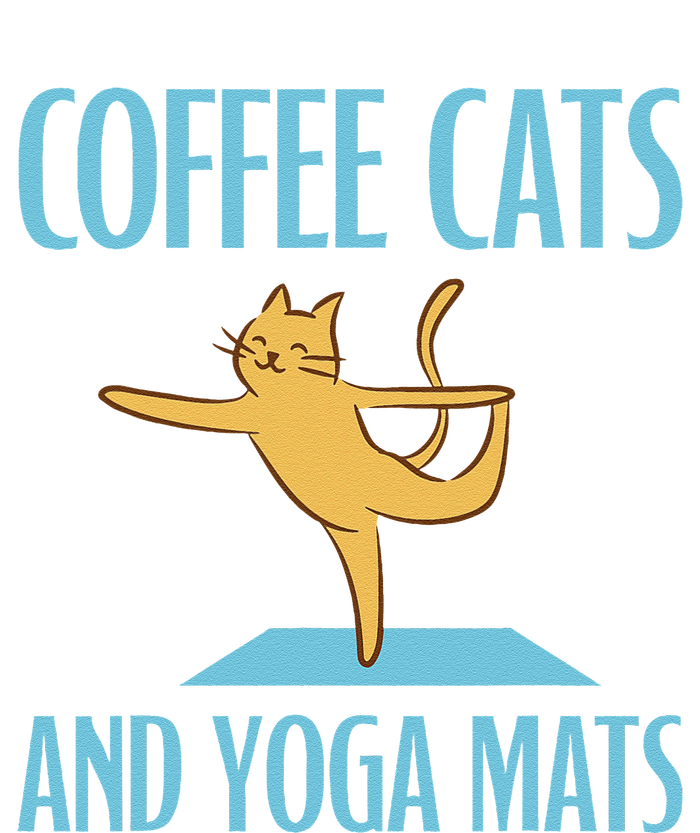 Coffee Cats And Yoga Mats Relaxation Meditation Yupoong Adult 5-Panel Trucker Hat