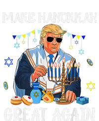 Make Hanukkah Great Again Jewish Ugly Chanukah Sweater Softstyle Adult Sport Polo