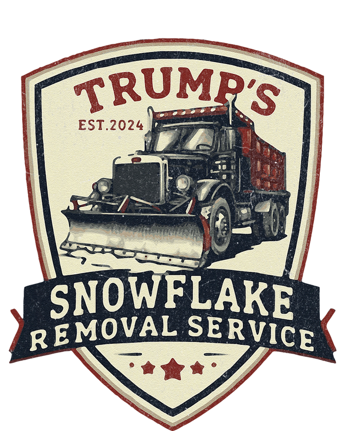 Trump Snowflake Removal Service Certification Program Funny T-Shirt