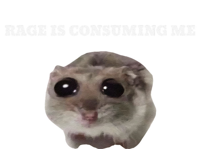 Rage Is Consuming Me Hamster Meme T-Shirt