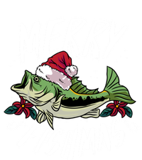 Funny Christmas Themed Bass Fishing Design Merry Fishmas Meaningful Gift T-Shirt