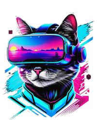 Funny Vr Gamer Cat In Vr Headset Virtual Reality Gaming T-Shirt