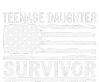 Teenage Daughter Survivor Vintage Dad Mom FatherS Day Magnet