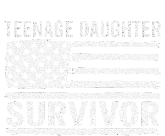 Teenage Daughter Survivor Vintage Dad Mom FatherS Day Magnet