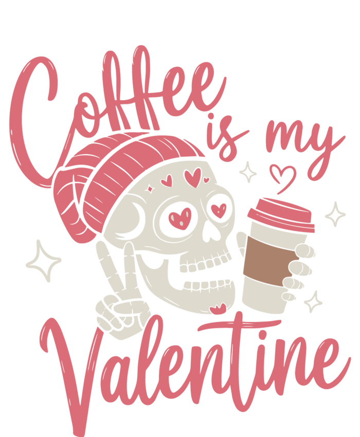 Coffee Is My Valentine Skeleton Couple Lover Cooling Performance Long Sleeve Crew