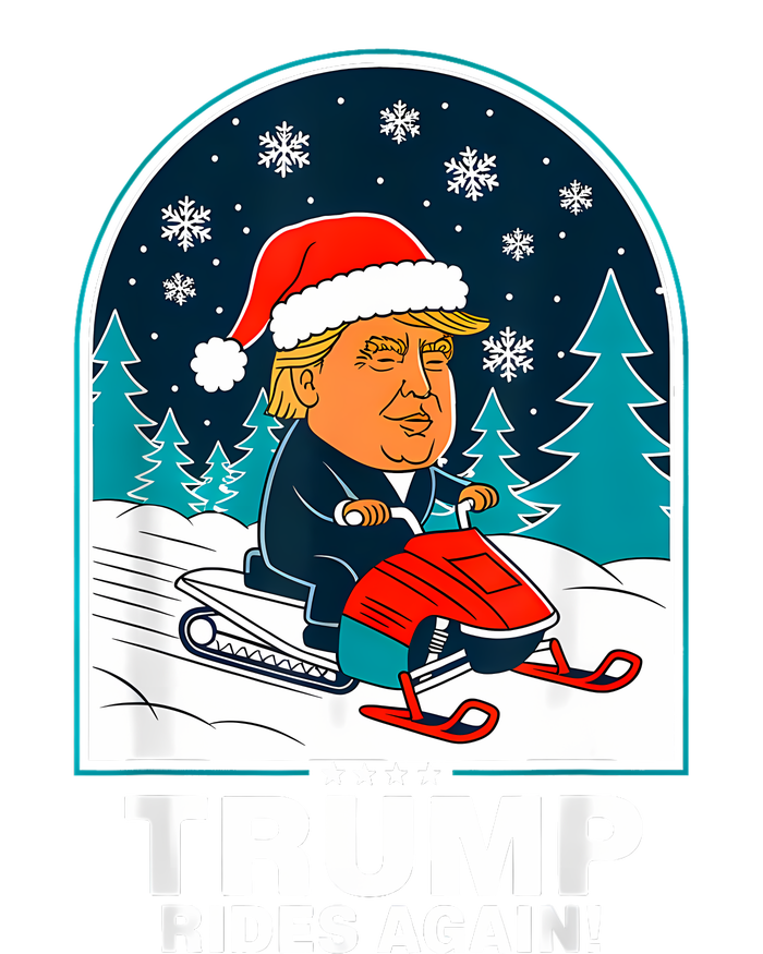 Funny Trump Rides Again Snowmobile Fun Winter 2024 Legacy Cool Fit Booney Bucket Hat