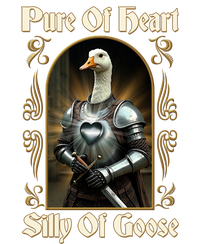 Funny Pure Of Heart Silly Of Goose Sir Goose In Knight Armor T-Shirt