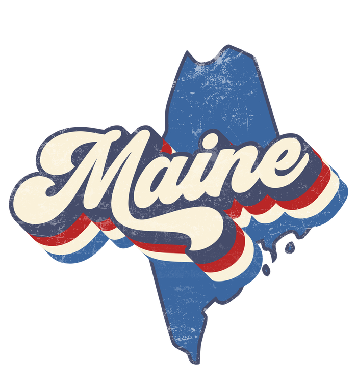 State Of Maine Retro Logo T-Shirt