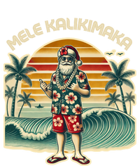 Retro Christmas Surf Mele Kalikimaka Santa Shaka Hawaii Gift T-Shirt