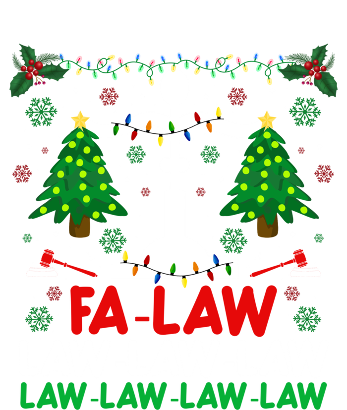 Fa Law Law Funny Christmas Santa Judge Xmas Courtroom Ugly Cute Gift Long Sleeve Shirt