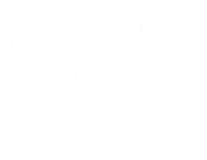 Funny Dad Tax Definition Women's Racerback Tank