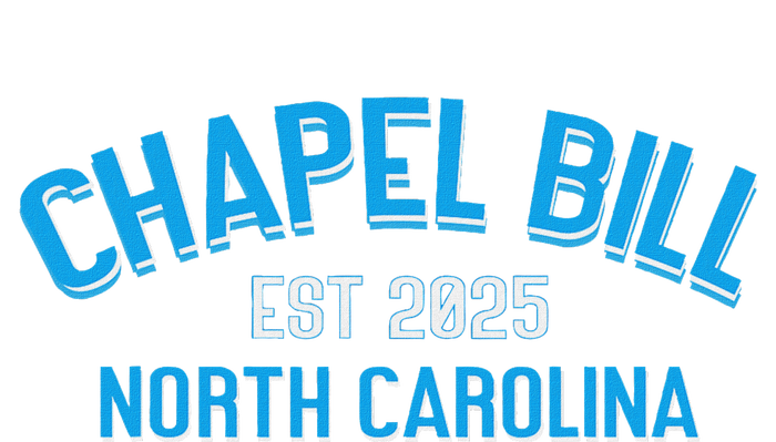 Chapel Bill North Carolina Est 2025 Fanny Vintage Style Kids Hoodie