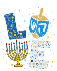 Love Cute Hanukkah Decorations Dreidel Menorah Chanukah T-Shirt