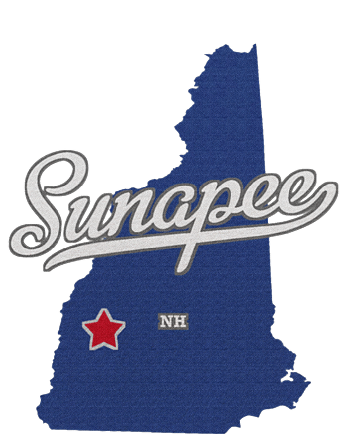 Sunapee New Hampshire Nh Map T-Shirt