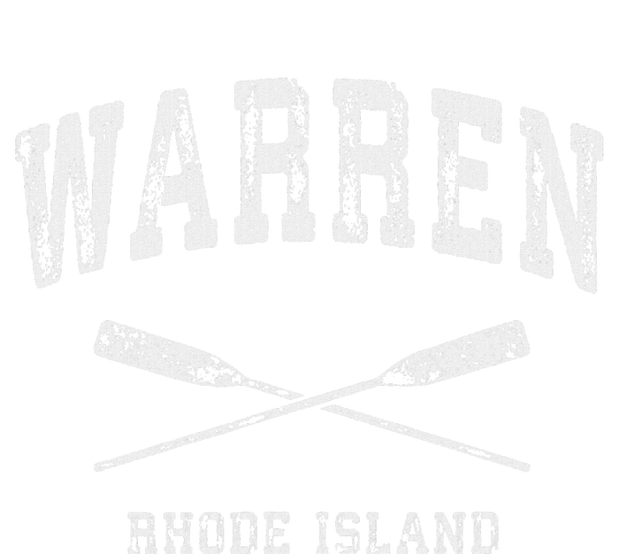 Warren Rhode Island Vintage Nautical Crossed Oars Women's Racerback Tank