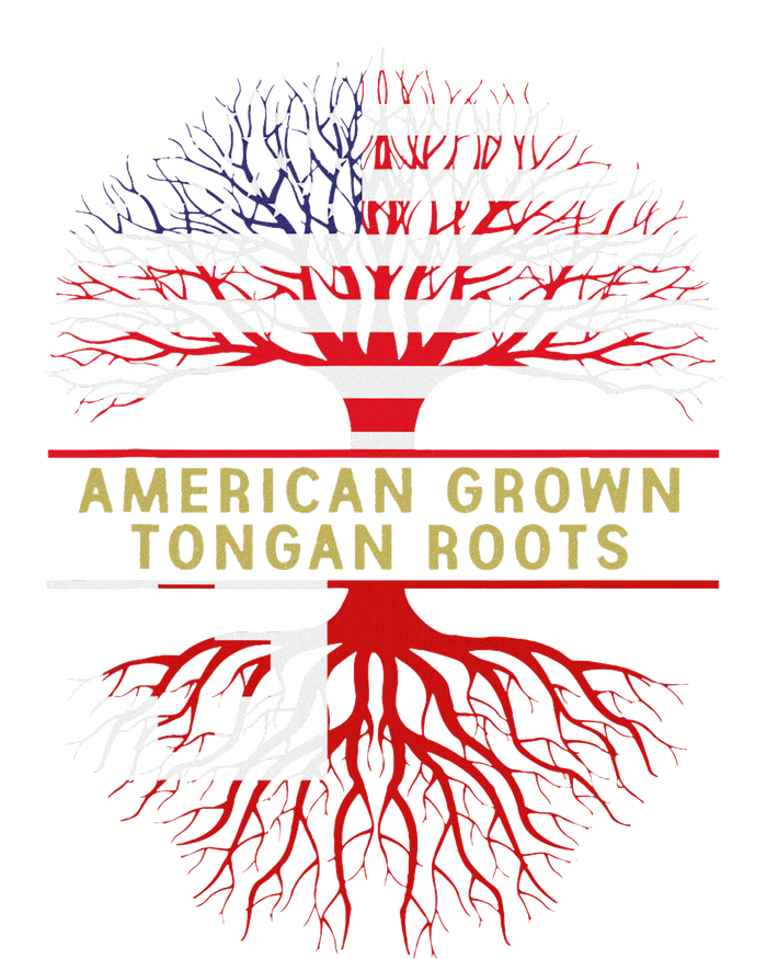 American Grown Tongan Roots America Tonga Tree Flag Metallic Star Ornament