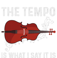 Tempo Is What I Say It Is Jazz Contrabass Double Bass Cooling Performance Crew T-Shirt