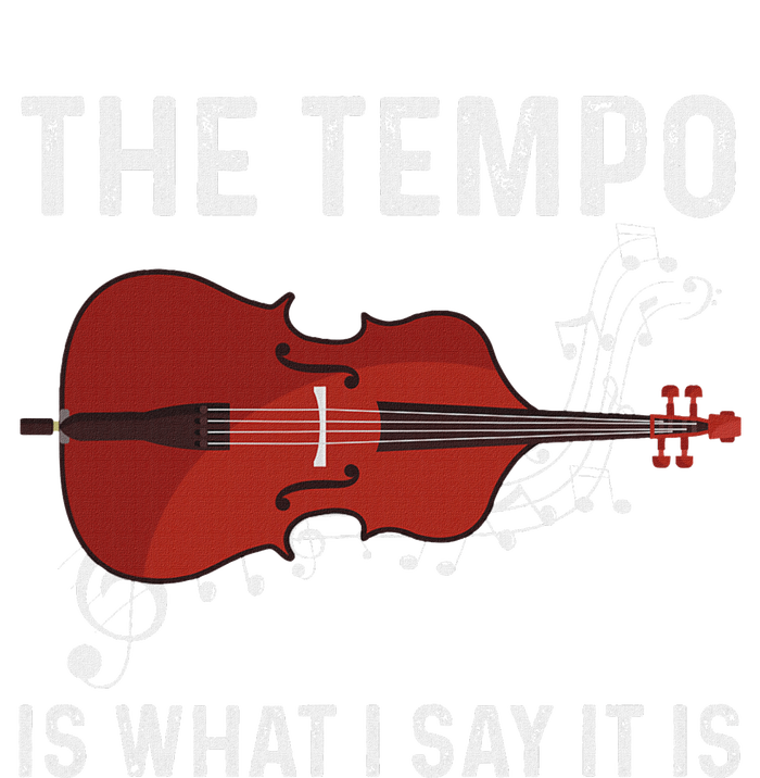 Tempo Is What I Say It Is Jazz Contrabass Double Bass Cooling Performance Crew T-Shirt