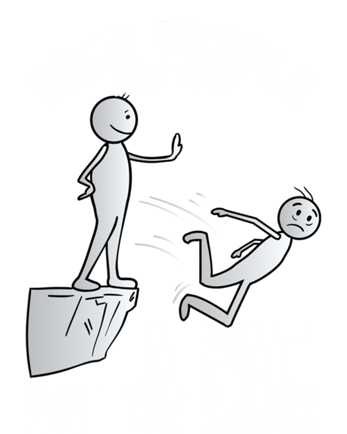 Some People Just Need A Pat On The Back Funny Sarcastic Joke Cool Gift Bumper Sticker