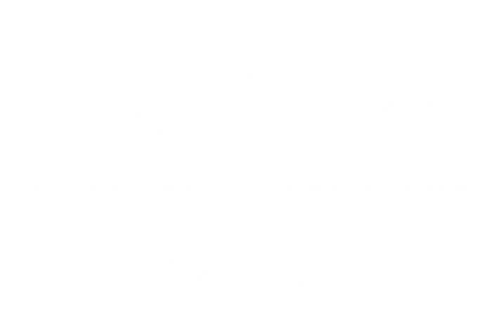 WorldS Best Meema With Floral Accent Fun Mother Gift Cute Gift Women's V-Neck T-Shirt