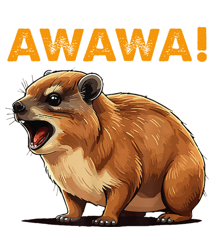 Awawa! Angry Screaming Hyrax Meme Retro Yupoong Adult 5-Panel Trucker Hat