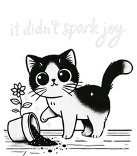 Tuxedo Cat Funny Meme Saying Quotation Spark Joy T-Shirt