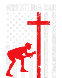 Wrestling Dad American Flag Wrestling Dad T-Shirt