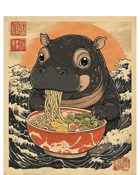 Moo Deng Hippo Eat Ramen For Japanese Style T-Shirt