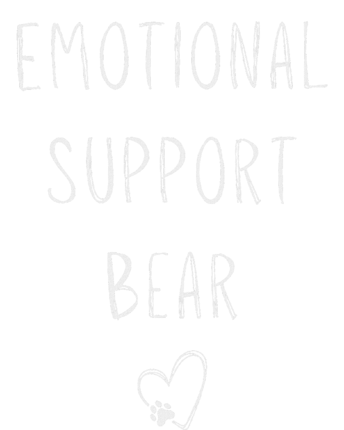 Emotional Support Bear! Heart Paw Print Wrap Hugs Around You Sweatshirt