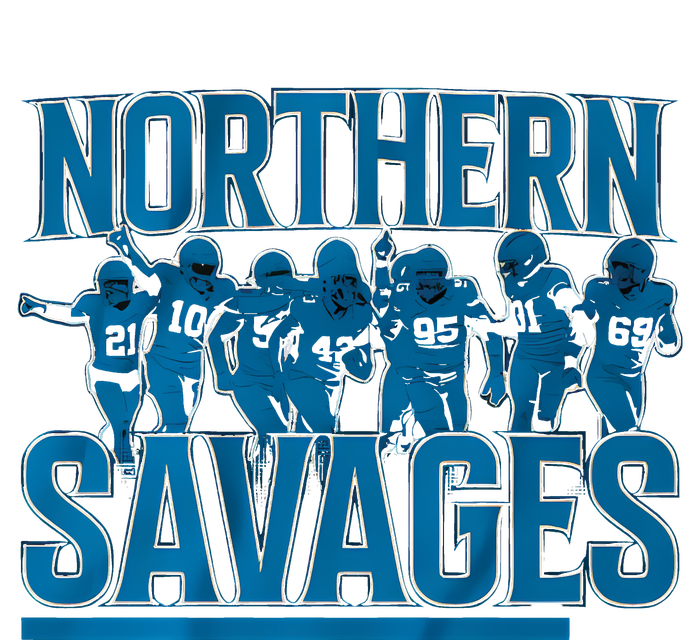 Northern Savages Football Lover Cooling Performance Long Sleeve Crew