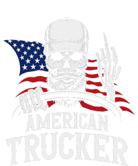 American Trucker For Patriotic Truck Driver Mousepad