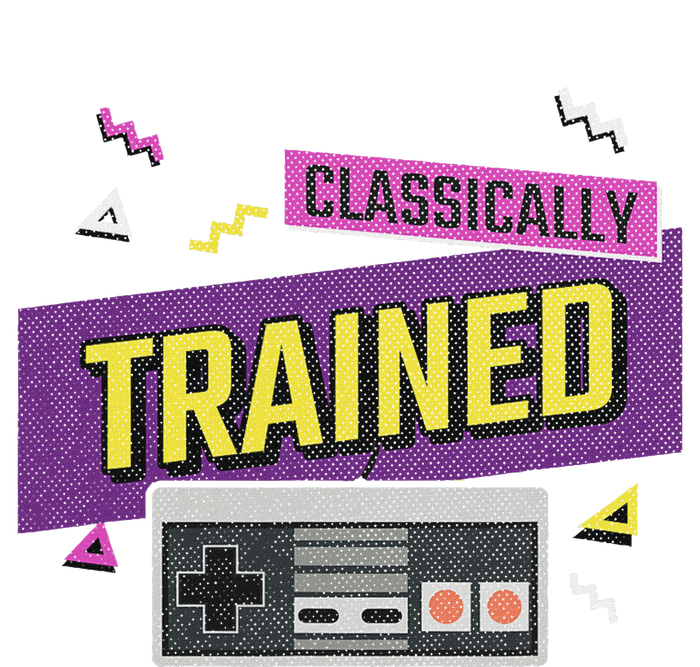 Classically Trained Retro Video Game 80s T-Shirt