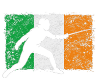 Cool Ireland Flag Vintage Irish Flag Fencing Fencer Kids Hoodie