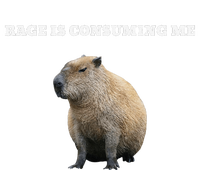 Rage Is Consuming Me Capybara Meme T-Shirt