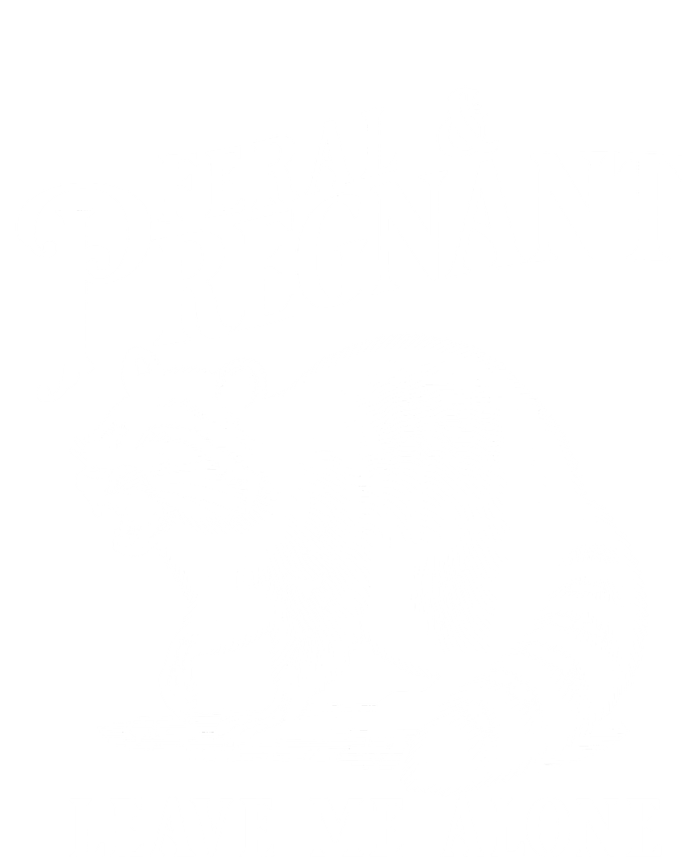 Feral And Pregnant Leave Me Alone Funny Pregnancy Humor T-Shirt