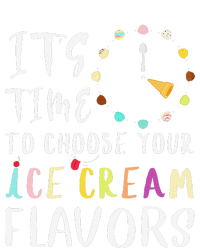 Time Choose Your Ice Cream Flavors O Clock Funny Ice Cream Sustainable Beanie