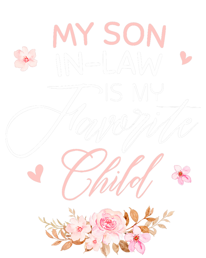 My Son In Law Is My Favorite Child Funny Women Mom Women's Flannel Pajama Set