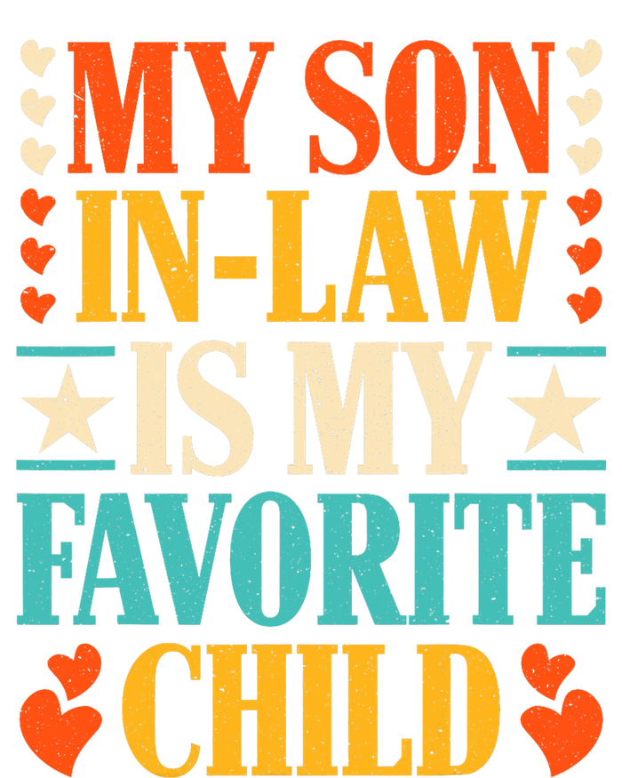 Retro My Son In Law Is My Favorite Child Funny Family Humor Drawstring Bag