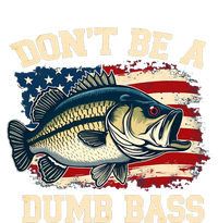 Classic DonT Be A Dumb Bass Funny Fishing Usa Flag T-Shirt