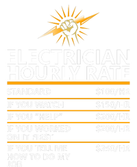 Electrician Hourly Rate Funny Premium T-Shirt