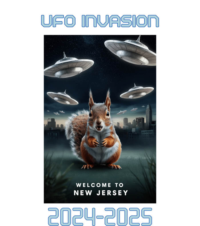 Drones New Jersey Ufo Uap Alien Invasion T-Shirt