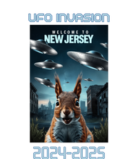 Drones New Jersey Ufo Uap Alien Invasion Insulated Varsity Jacket