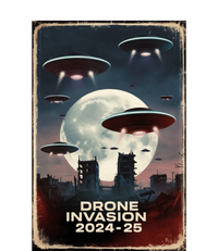 Drones New Jersey Ufo Uap Alien Invasion Full-Length Apron With Pockets