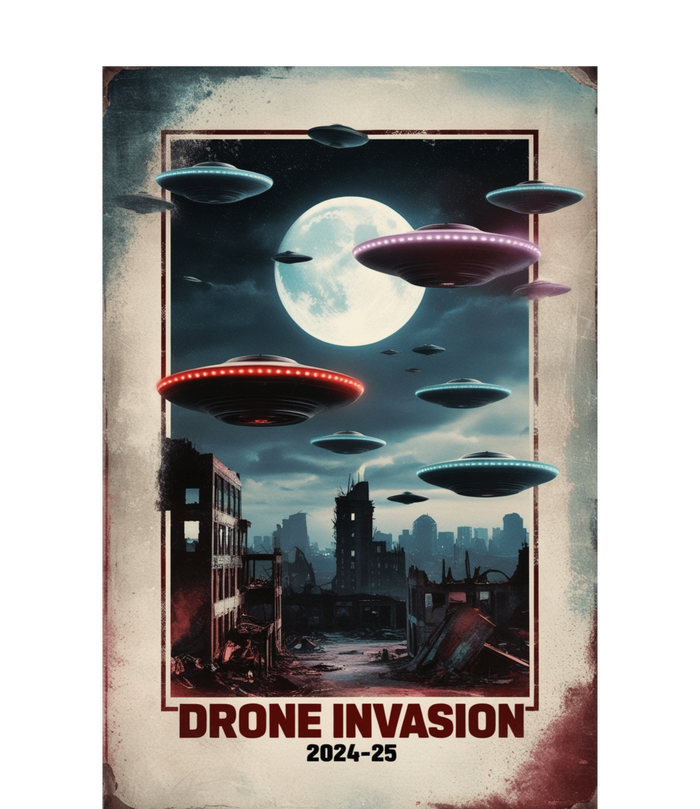 Drones New Jersey Ufo Uap Alien Invasion T-Shirt