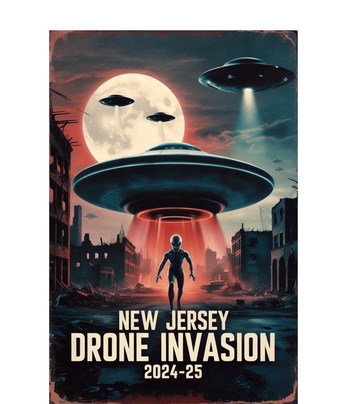 Drones New Jersey Ufo Uap Alien Invasion T-Shirt