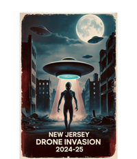 Drones New Jersey Ufo Uap Alien Invasion 25L Jumbo Tote