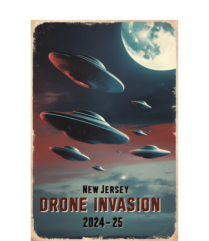 Drones New Jersey Ufo Uap Alien Invasion T-Shirt