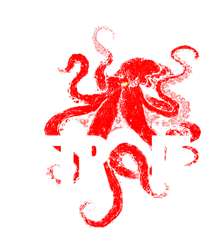 Detroit Downtown Motor City Octopus Kraken Souvenir Hockey T-Shirt